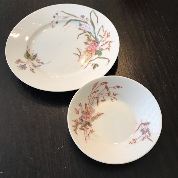 Tressemanes & Vogt Antique 2 Pc. Set of Dishes - Picture 2 of 7